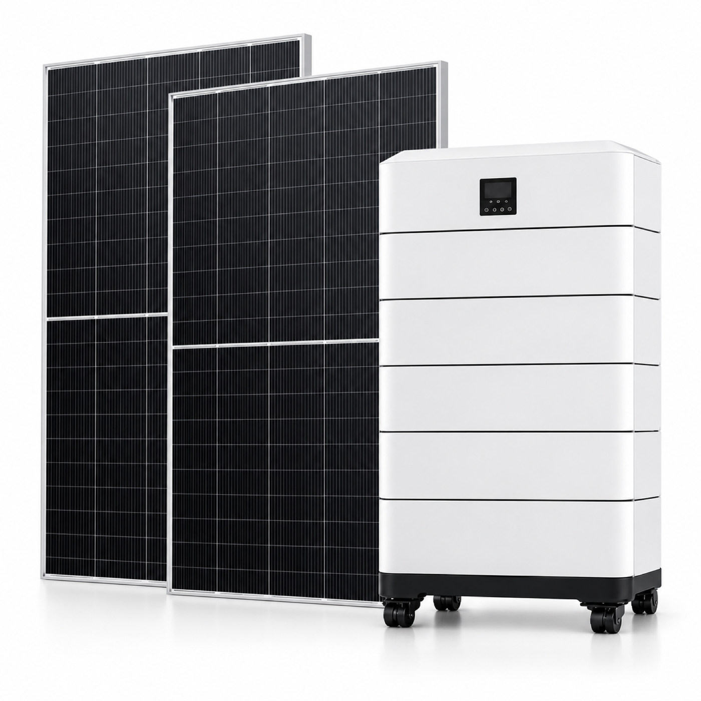 Composición ilustrativa de ESS integrado · clase 25 kWh