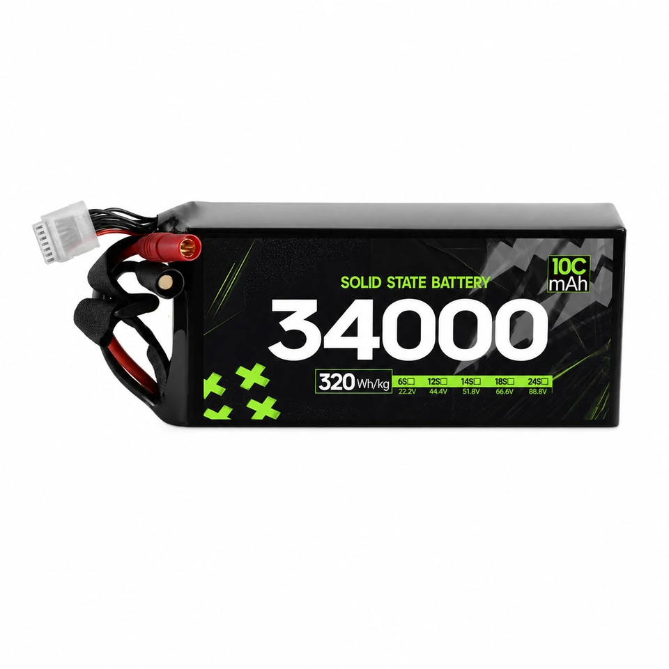Batería para UAV de 34000mAh 5C, clase 320Wh por kilogramo