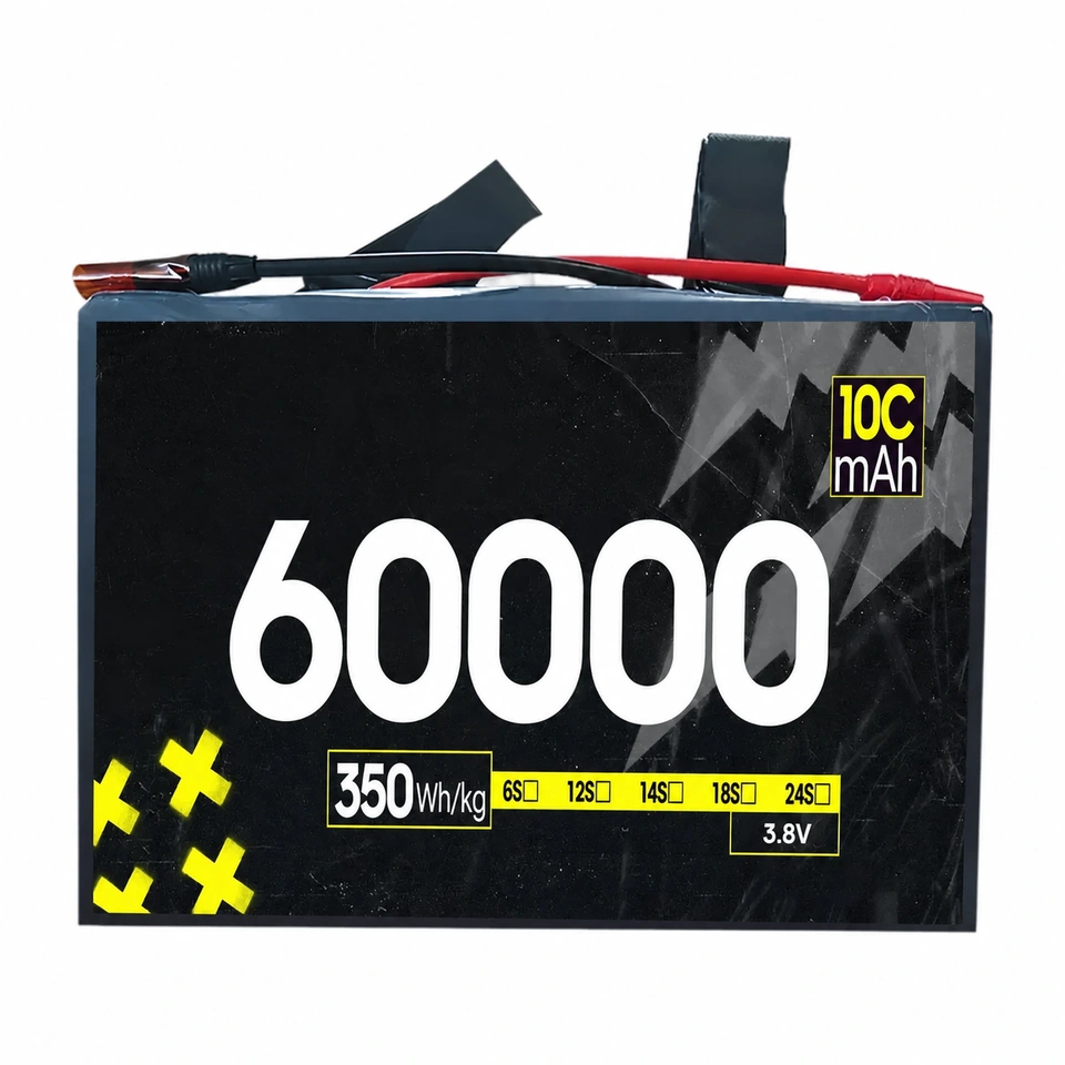 Batería para UAV de 60000mAh 5C, clase 350Wh por kilogramo
