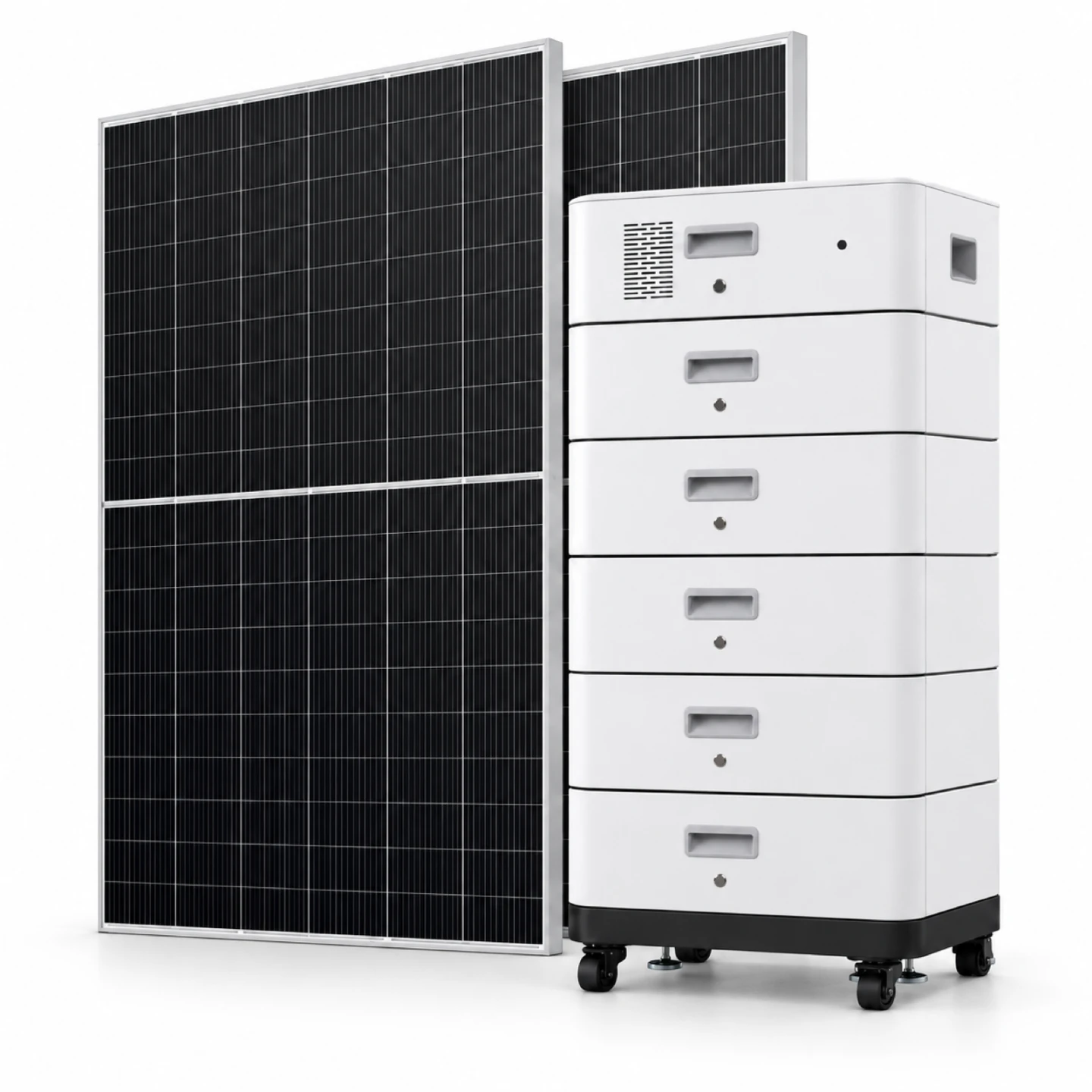10kW / 51.2kWh ESS de litio apilado: opciones de configuración del kit